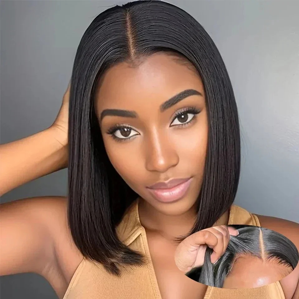 2026 NIEUWE Bobpruik Frontale  - Glueless Wear And Go Human Hair Wig recensie en prijs