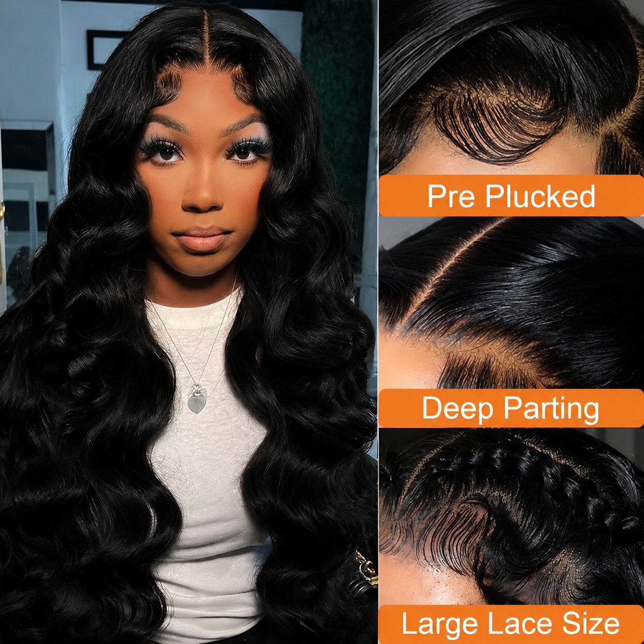 34 inch 13x4 HD Transparante K - Hd Lace Frontal Wig Human Hair Pre Plucked recensie en prijs