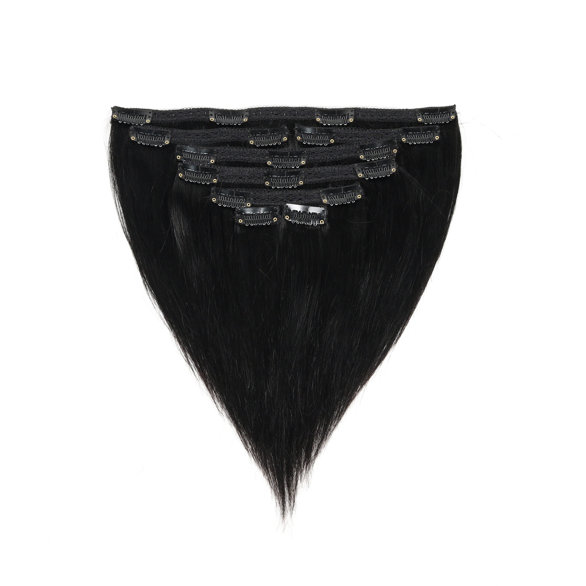 Onzichtbare, dikke, rechte cli - Seamless Clip In Hair Extensions Human Hair recensie en prijs